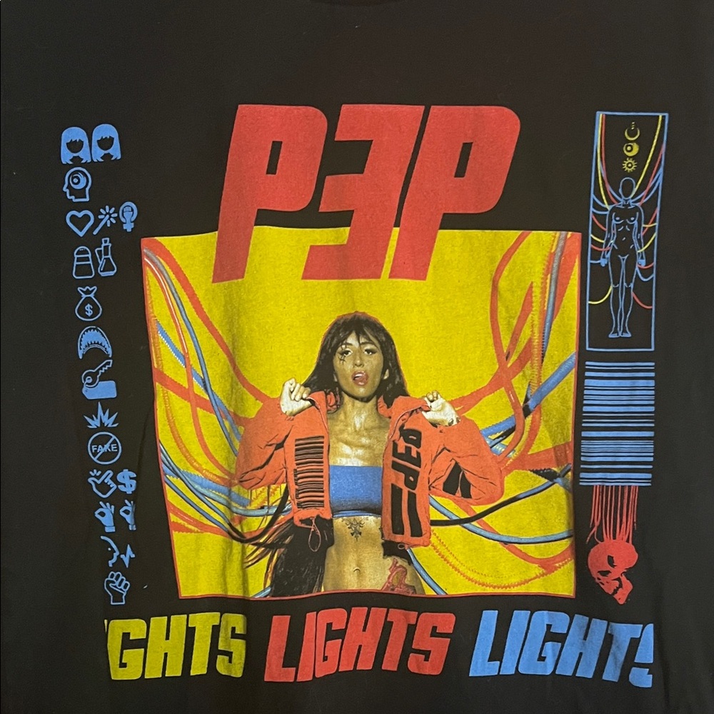 😄PEP tour 22-23 graphic Tshirt Lights